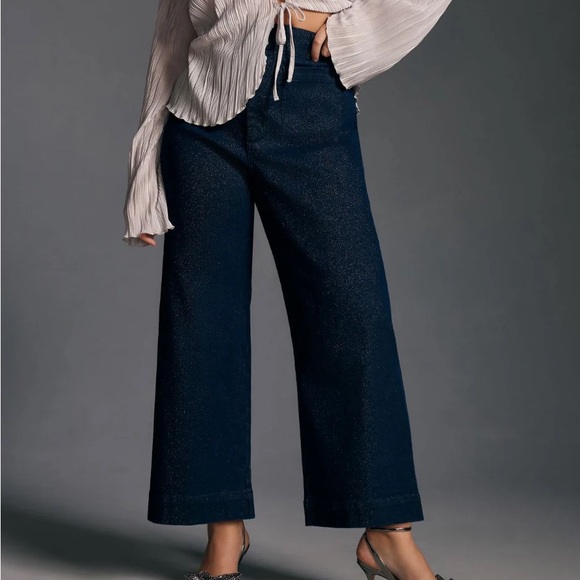 Anthropologie Maeve Colette Sparkle Denim 23 tall - Picture 5 of 5